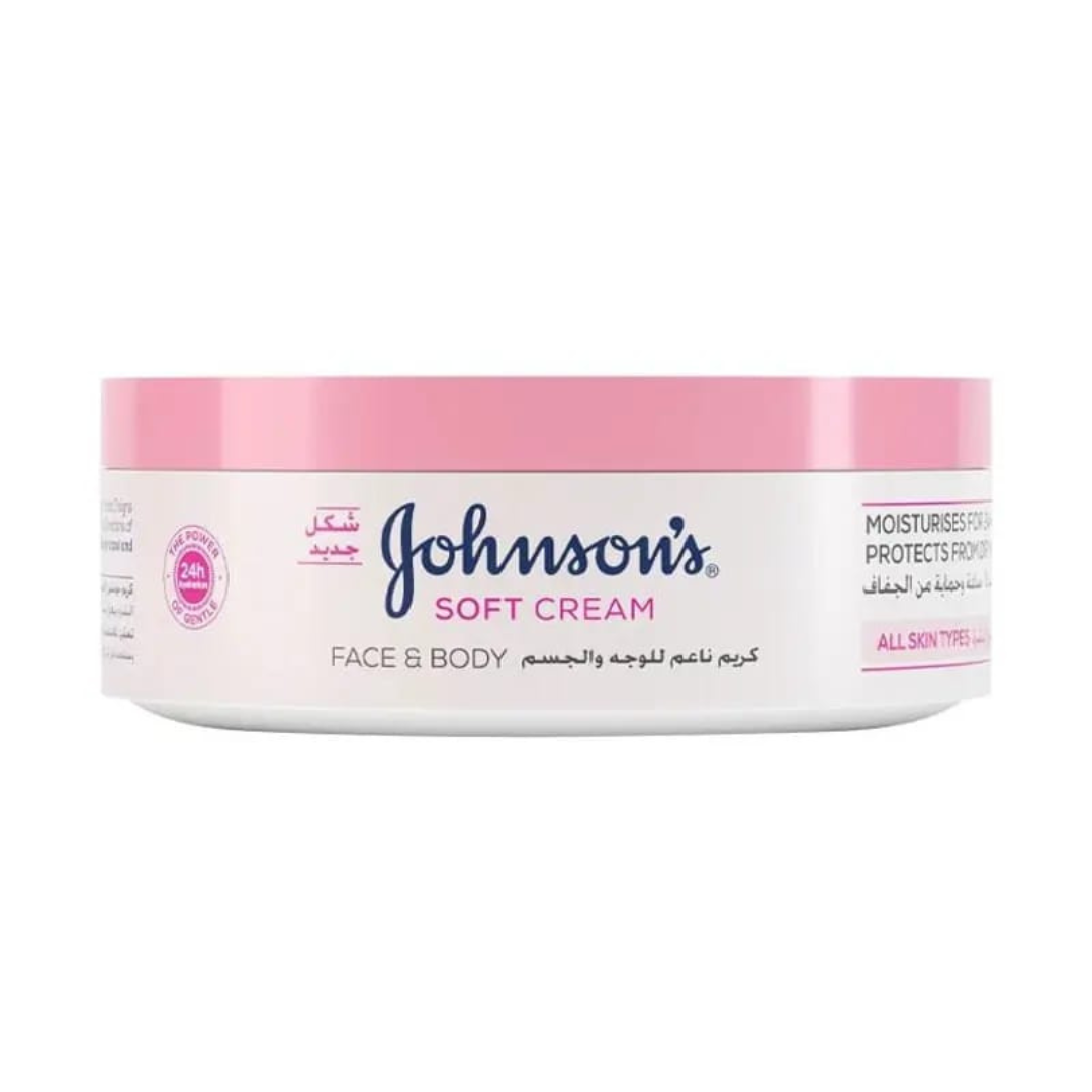 Johnson's Soft Cream Face & Body 200ml