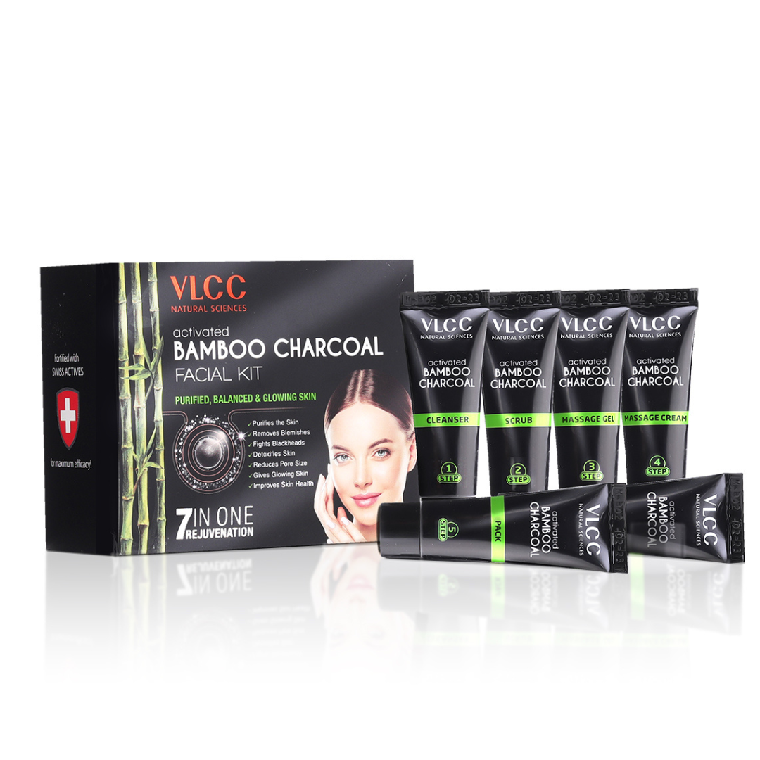 VLCC Activated Bamboo Charcoal Facial Kit