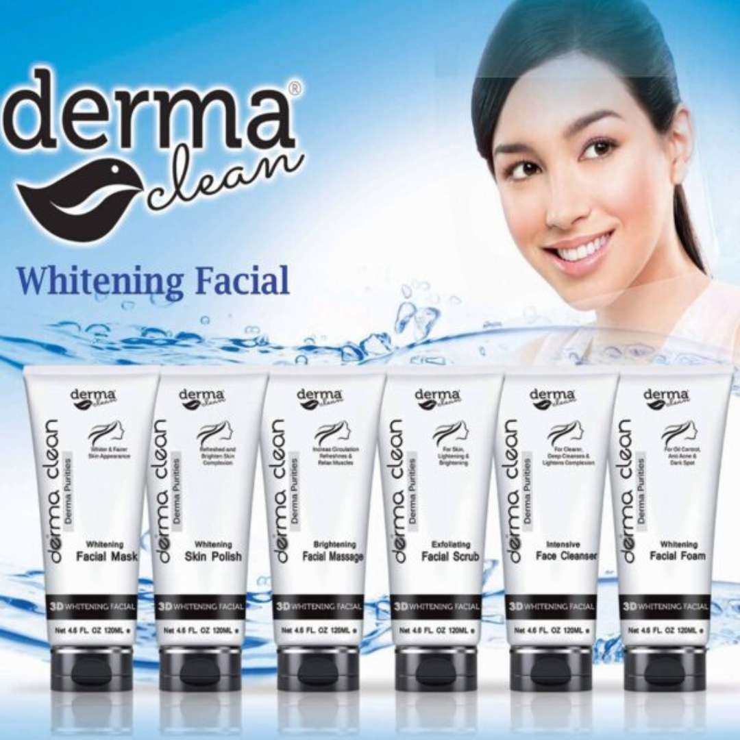 Derma Clean Facial Set 6 Tubes 120ml