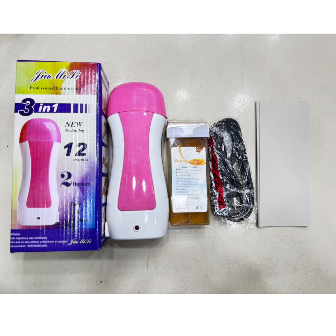 3 IN 1 Wax Heater Machine Universal Electric Heater With Refill Wax Hair Removal Professional