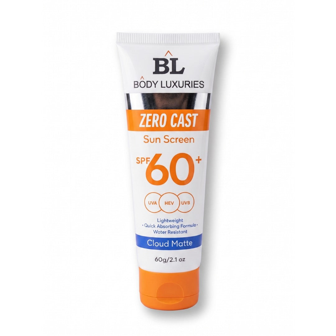 Body Luxuries Zero Cast Sunscreen SPF 60+
