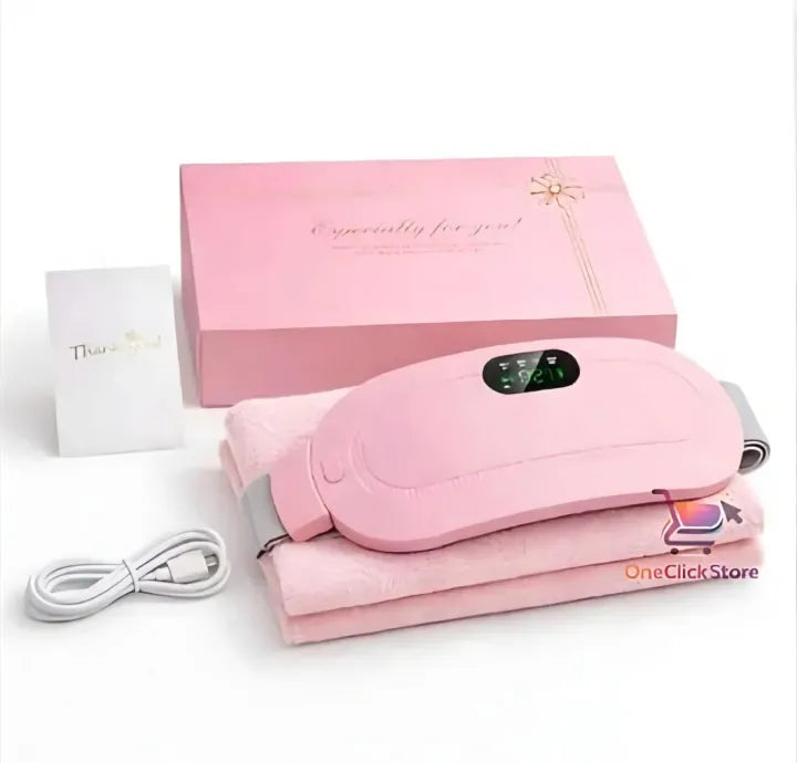 Period Belt (Portable Cordless Menstrual Heating Pad And Massager Belt)