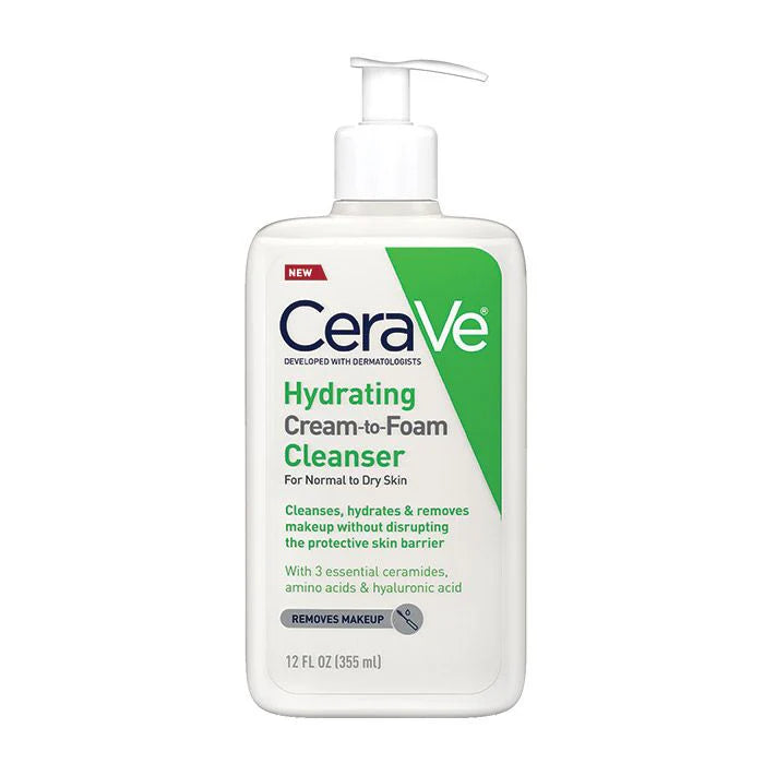CeraVe - Hydrating Cream To Foam Cream Cleanser