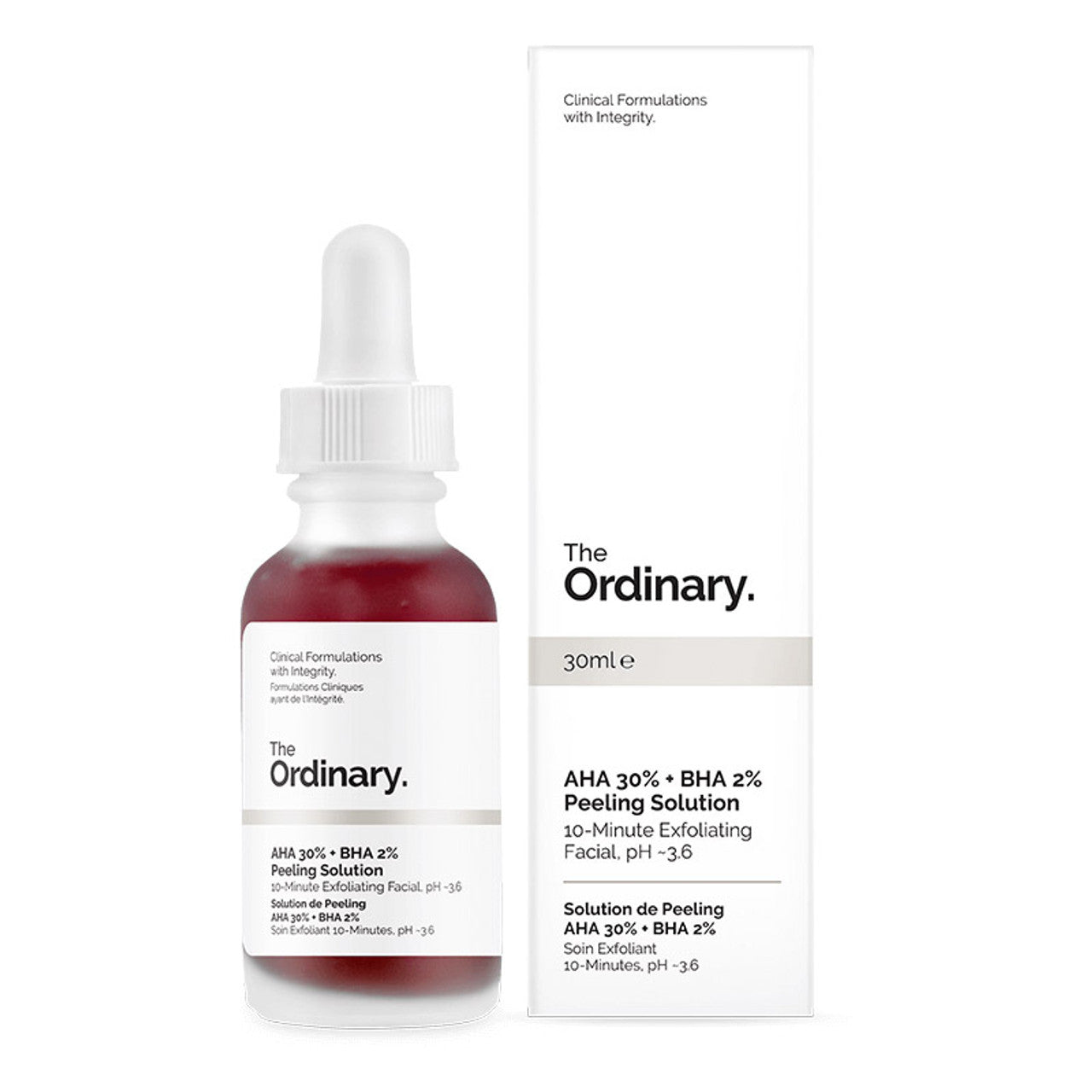 The Ordinary AHA 30% + BHA 2% Peeling Solution Serum