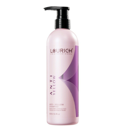 LOURICH Professional Anti-yellow Shampoo Remove Yellow Brassy Tones Purple Shampoo 500ml