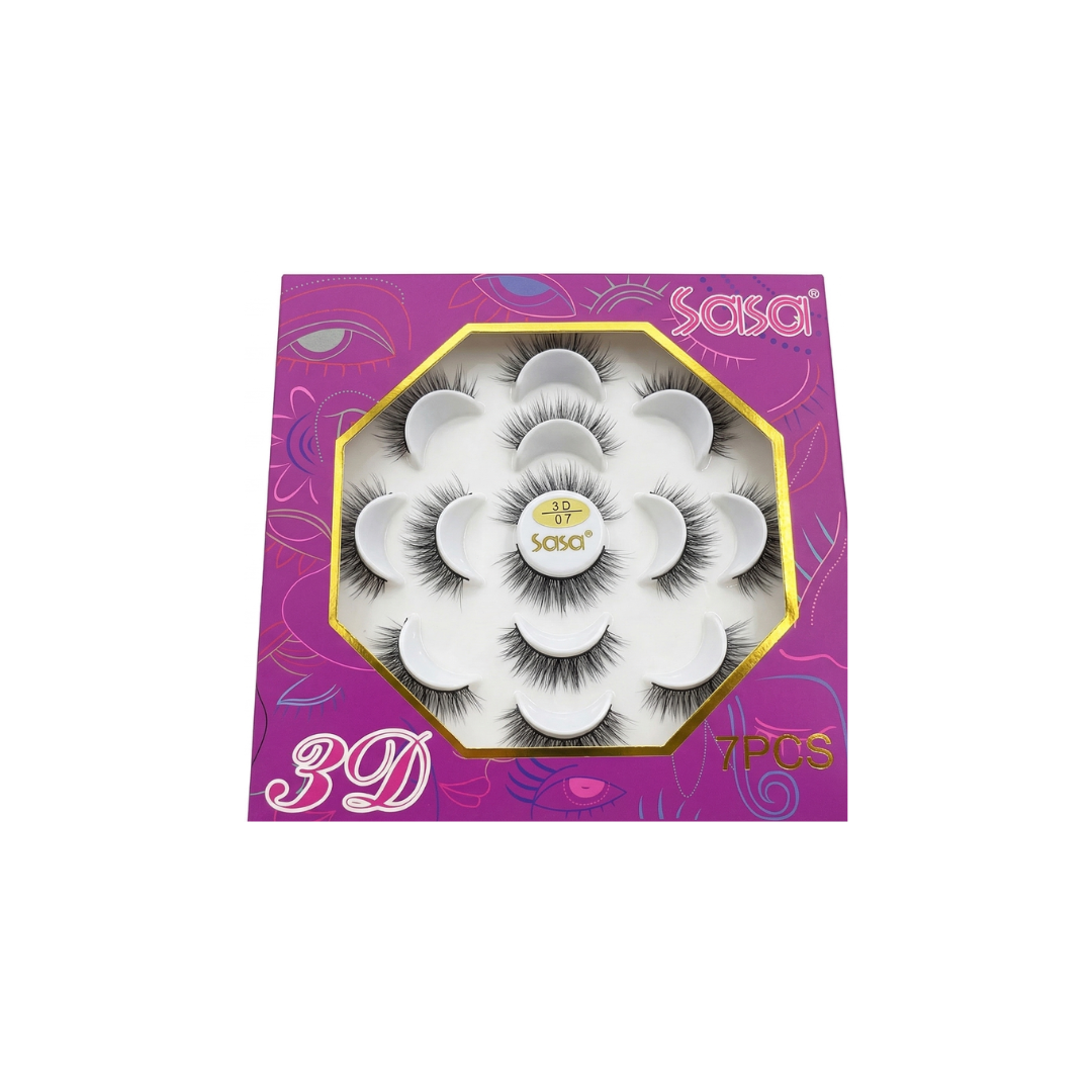 Sasa 3D False Eyelashes Pack Of 7