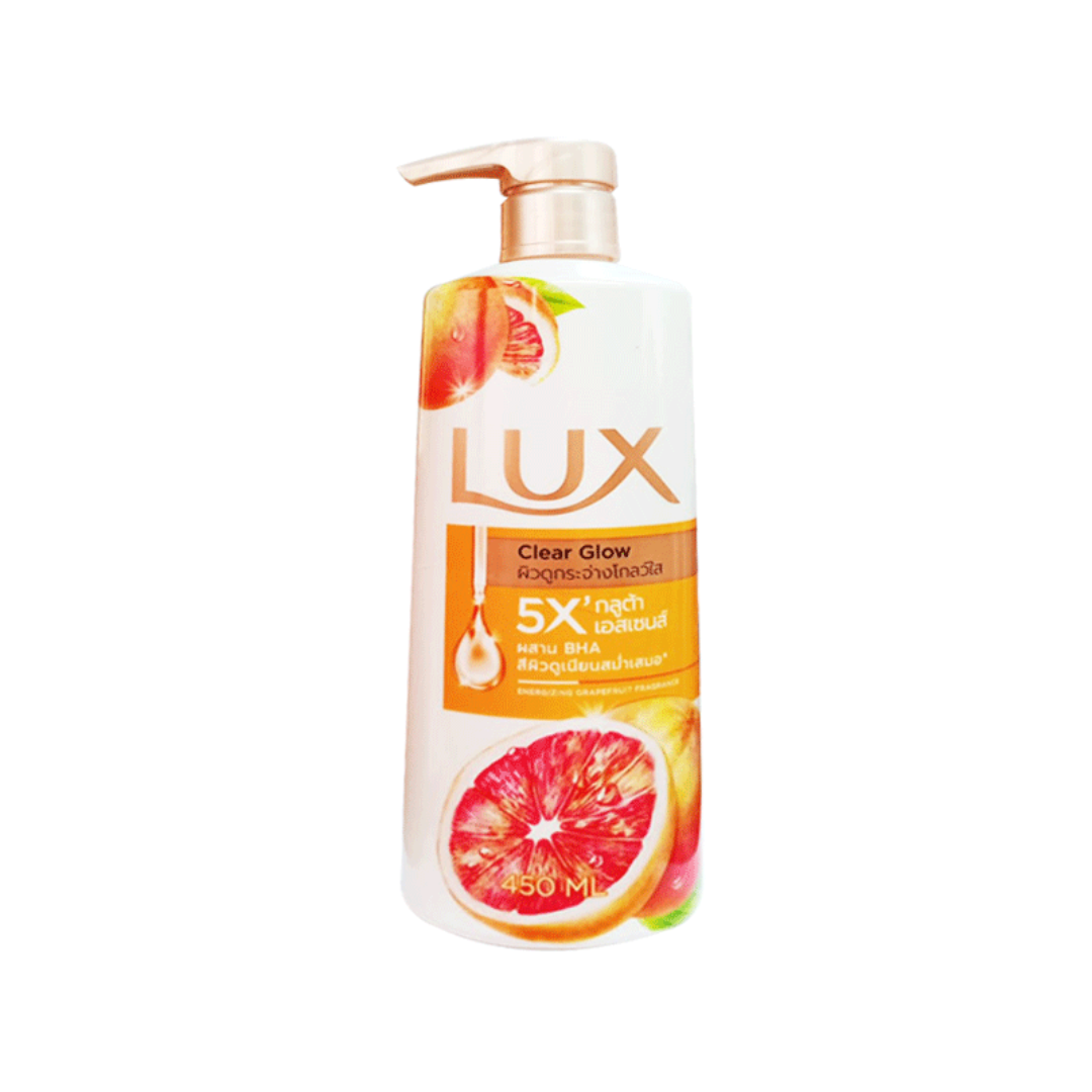 Lux Clear Glow Body Wash 450ml