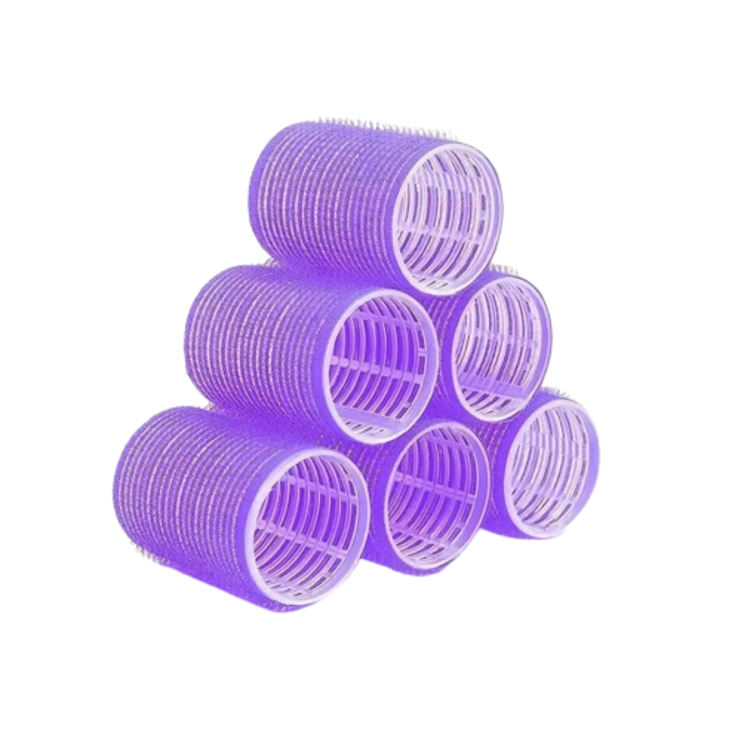 Self Grip Hair Rollers 6 Pieces