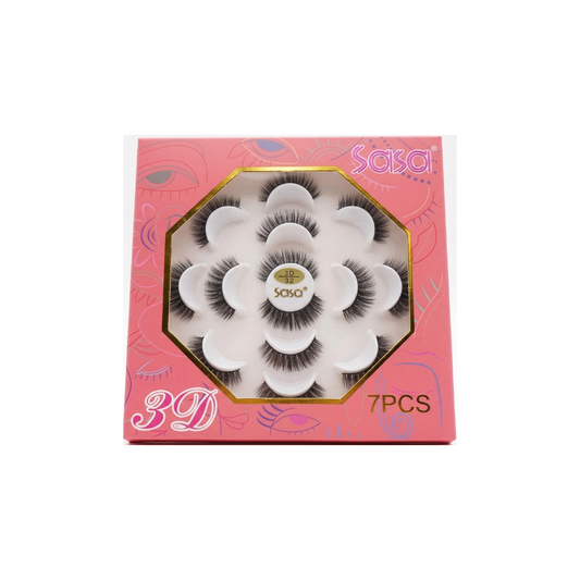 Sasa 3D False Eyelashes Pack Of 7