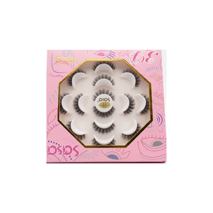 Sasa 3D False Eyelashes Pack Of 7