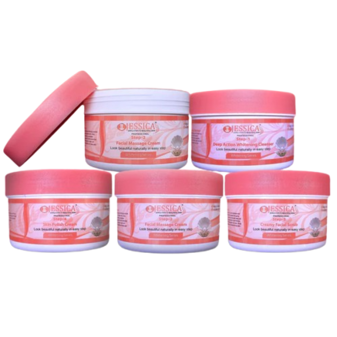 Jessica Ultra Whitening Facial Kit 5 Steps Medium Pack 250gm