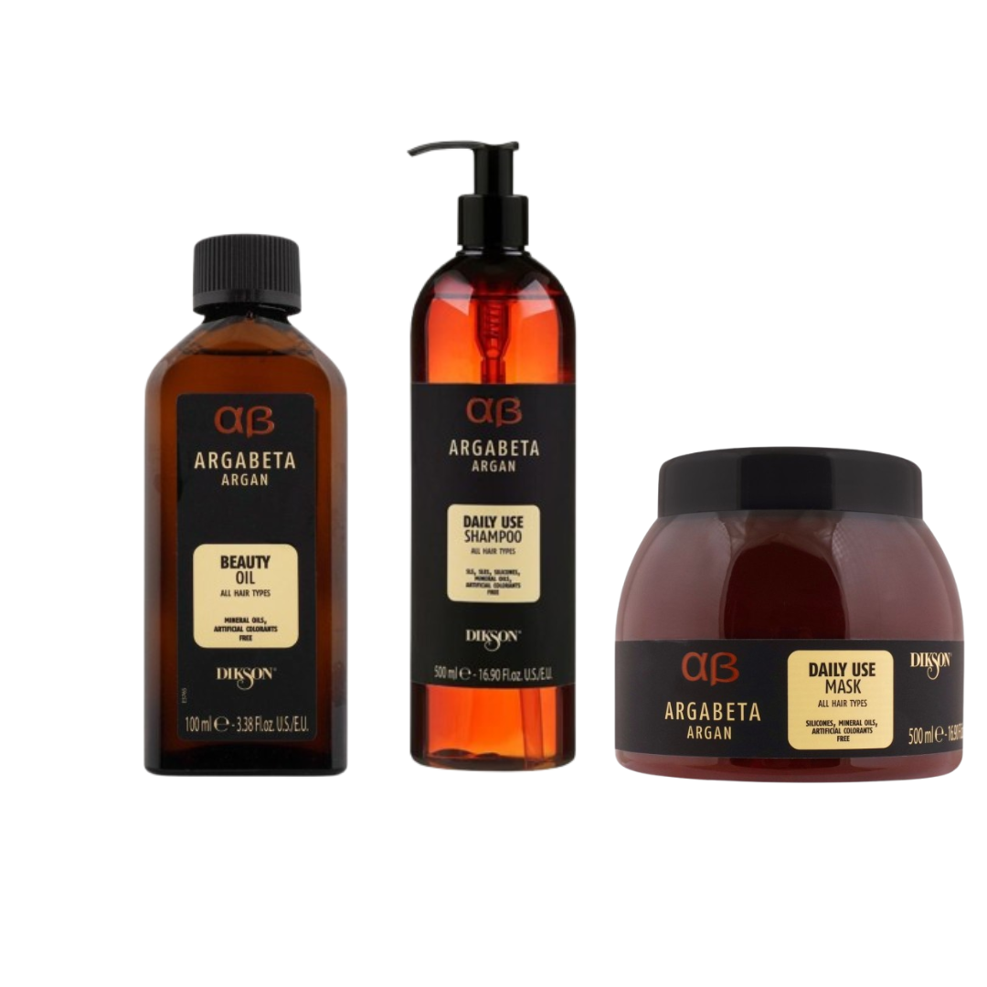 Argabeta Deal (Mask 500ml + Shampoo 500ml + Oil 100ml)