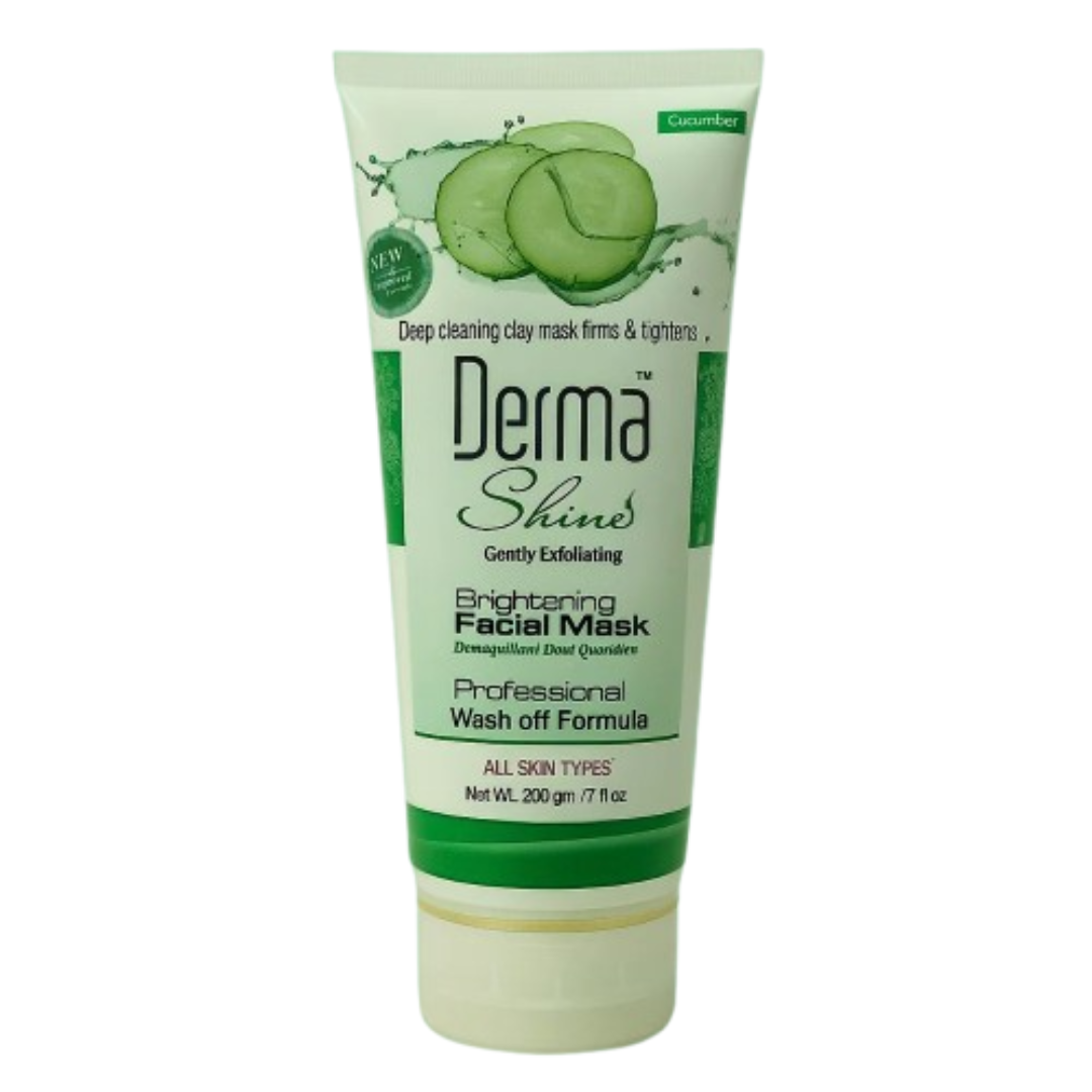 Derma Shine Brightening Cucumber Facial Mask 200gm