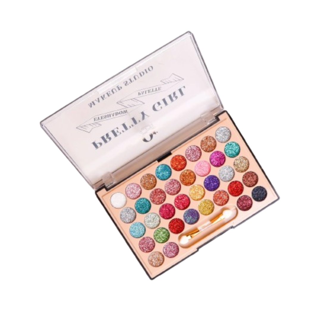 Quetee Eye Shadow Kit 36 Shine Colors