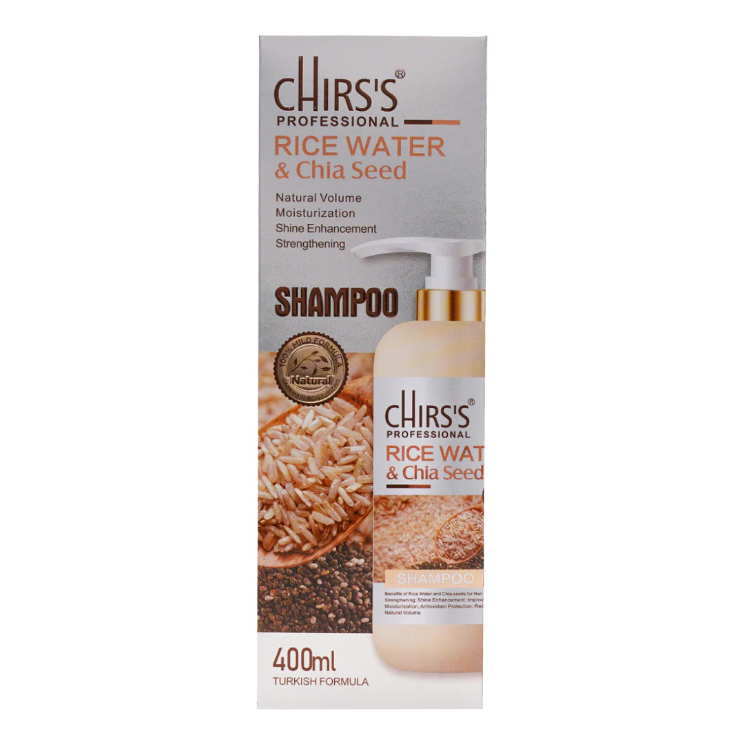 Chirs's Rice Water & Chia Seed Shampoo 400ml