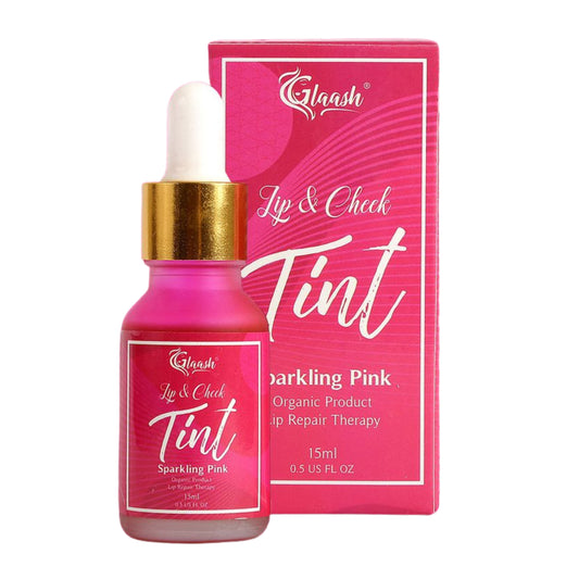 Glaash Lip & Cheek Tint Water Based Sparkling Pink 15ml