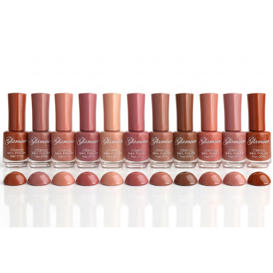 Glamour Nail Polish Pack of 12
