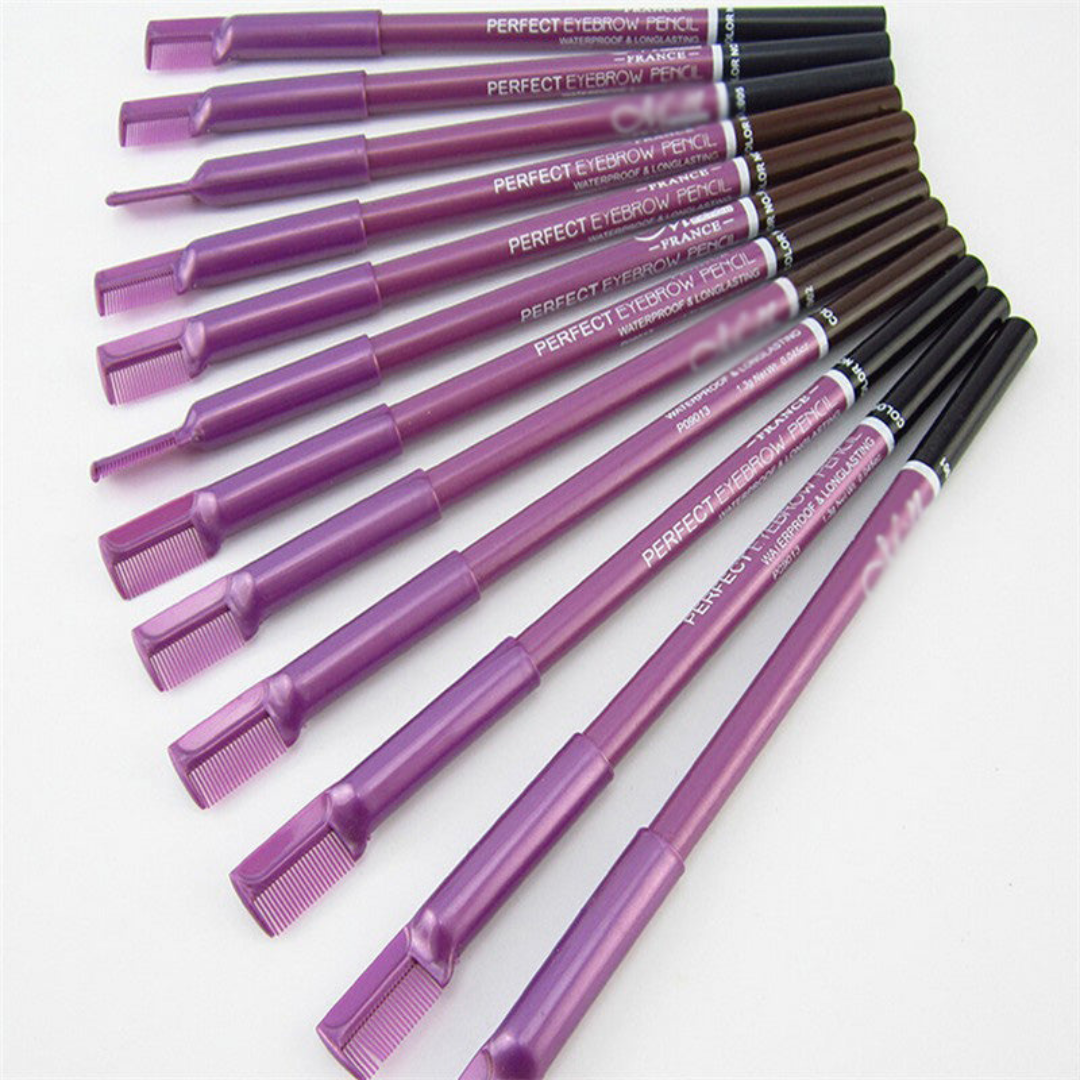 M.n Perfect Eyebrow Pencil 12 Piece Of Pack (Black)