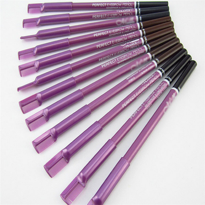 M.n Perfect Eyebrow Pencil 12 Piece Of Pack (Black)