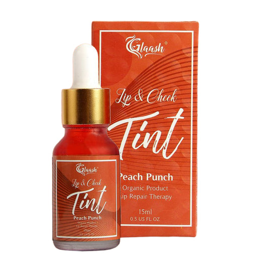 Glaash Lip & Cheek Tint Water Based Peach Punch 15ml