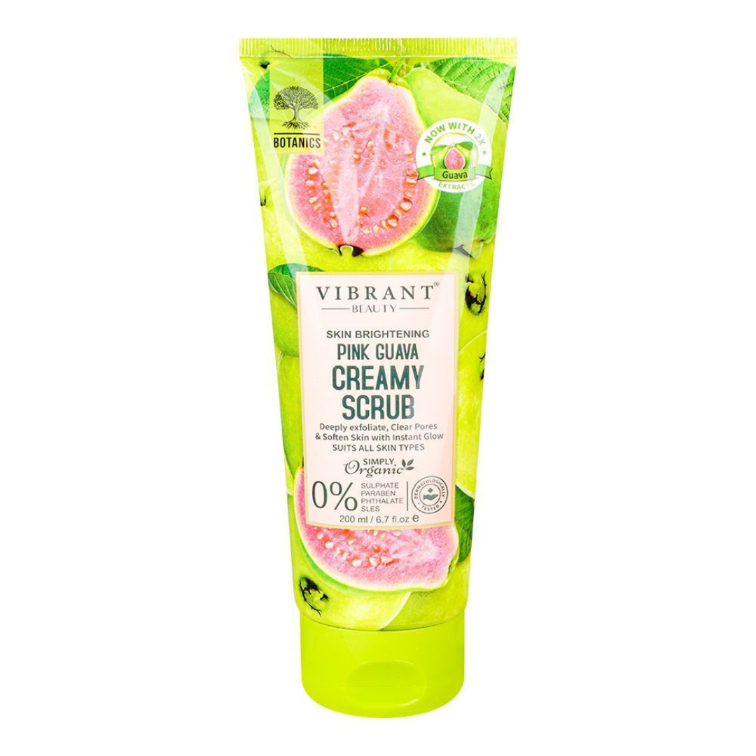 Vibrant Beauty Skin Brightening Pink Guava Creamy Scrub 200ml