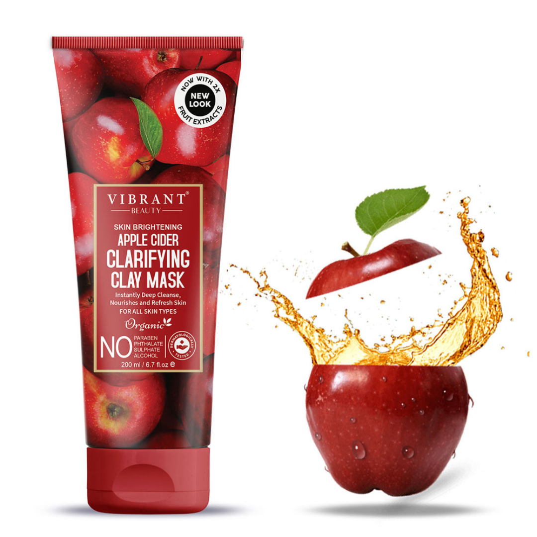 Vibrant Beauty Apple Cider Clarifying Clay Mask 200ml