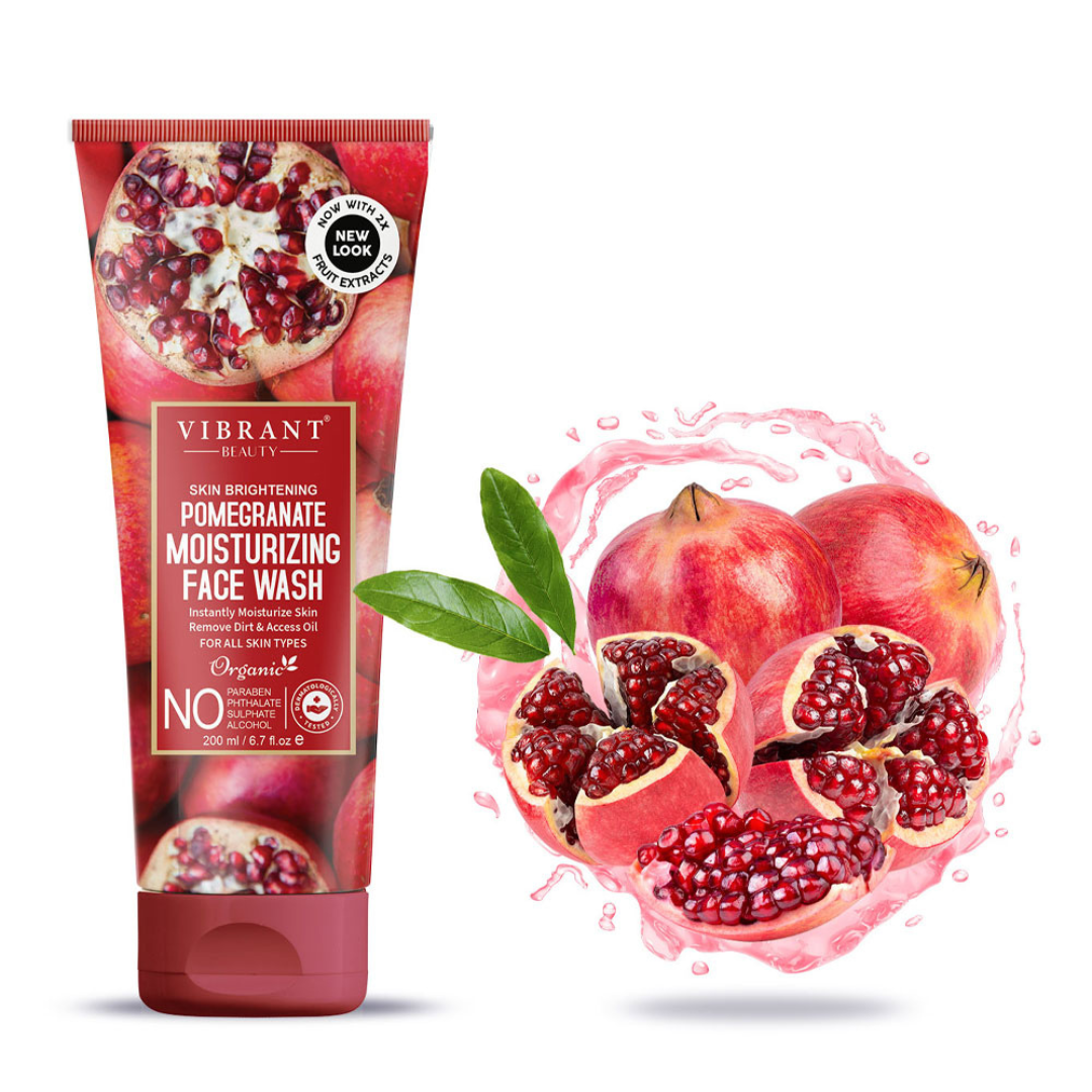 Vibrant Beauty Pomegranate Moisturizing Face Wash 200ml