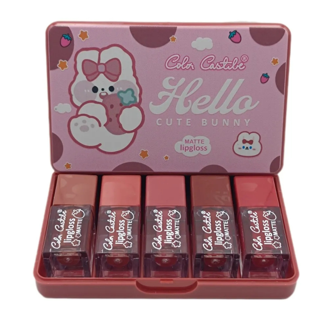 Color Castle Long Lasting Lip Gloss 5 Pieces