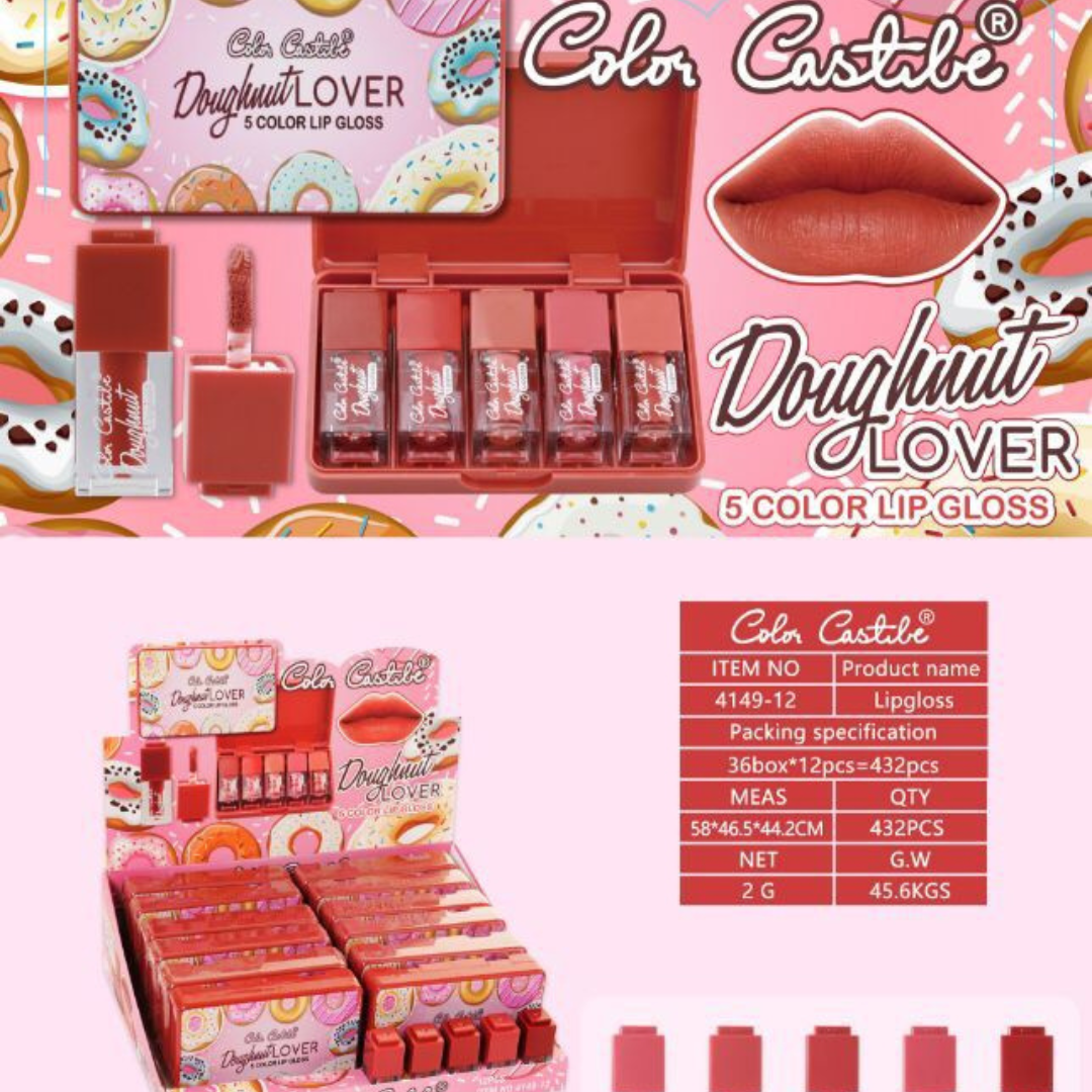 Lip Gloss Color Castle set of 5