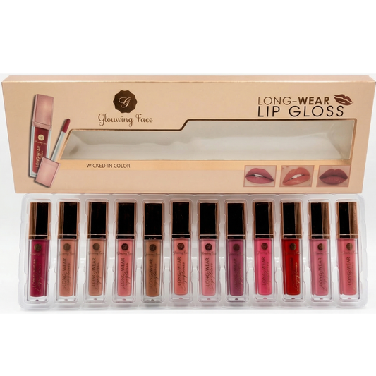 Glowing Face Gloss 12 pcs
