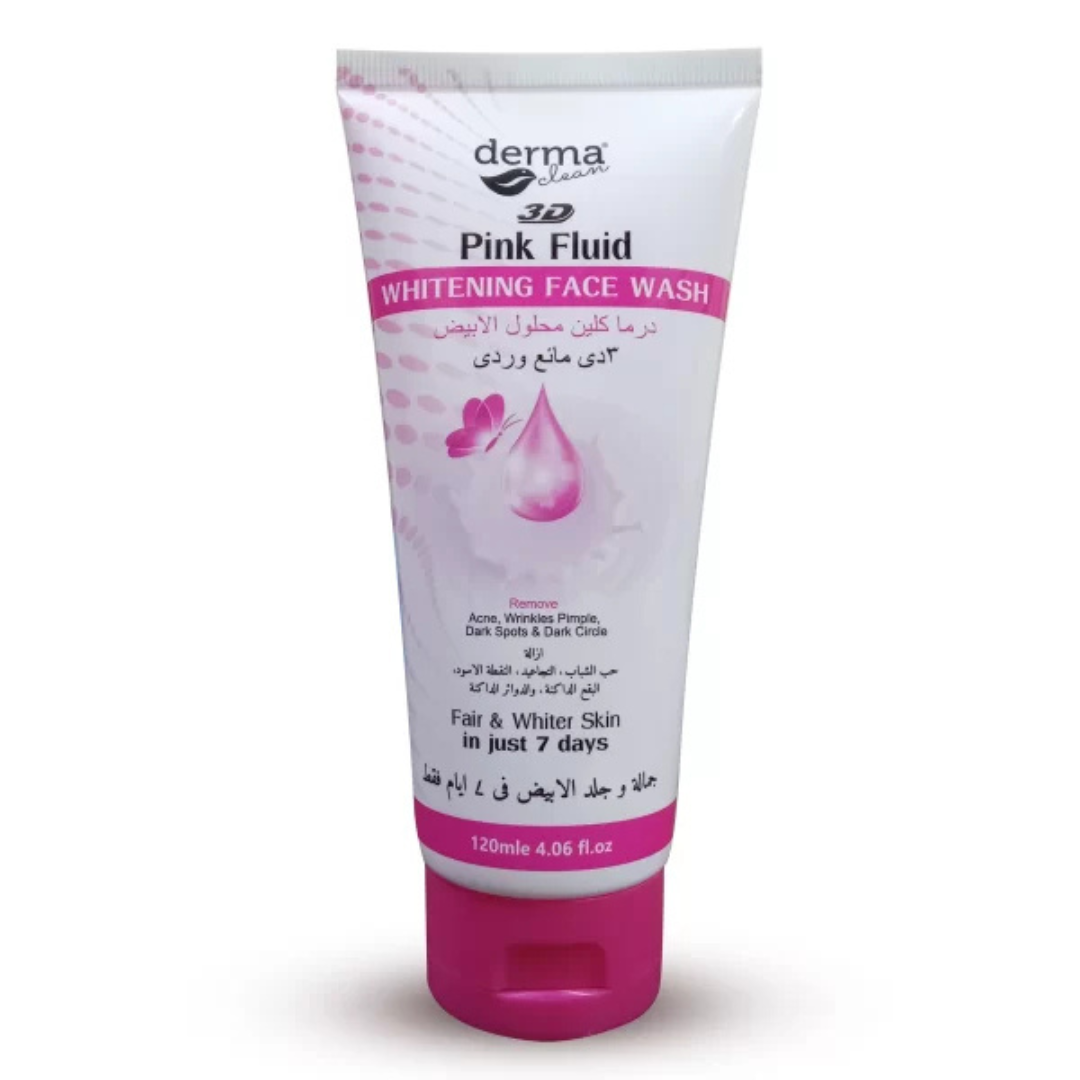 Derma Clean Pink Fluid Face Wash