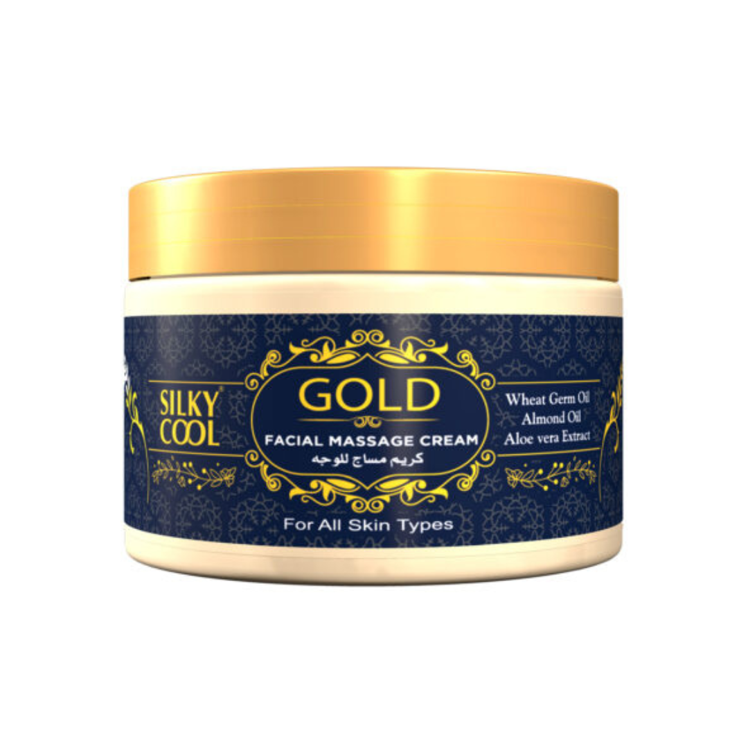 Silky Cool Gold Facial Massage Cream 350ml