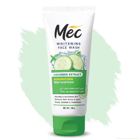 Mec Whitening Cucumber Extract Face Wash 100ml