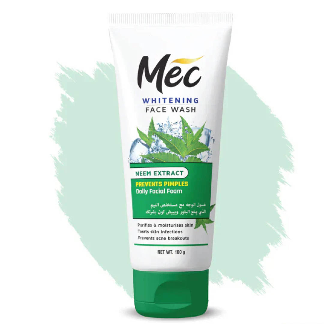 Mec Whitening Neem Extract Face Wash 100ml