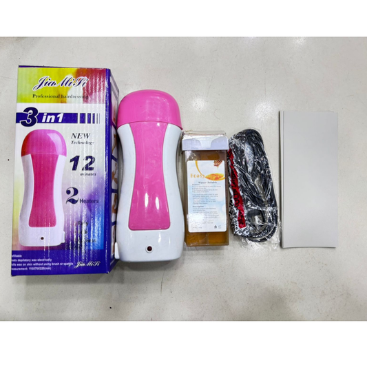 3 IN 1 Wax Heater Machine Universal Electric Heater With Refill Wax Hair Removal Professional