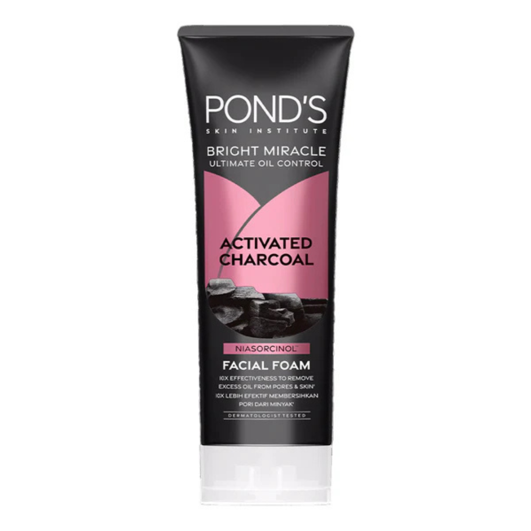 Ponds Face Wash Bright Miracle ACTIVATED CHARCOAL