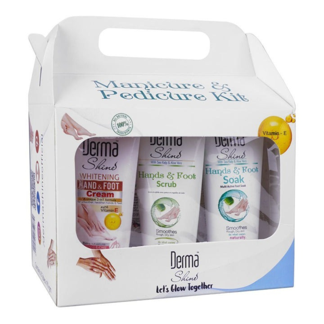Derma Shine Manicure & Pedicure Kit (6-Pack)