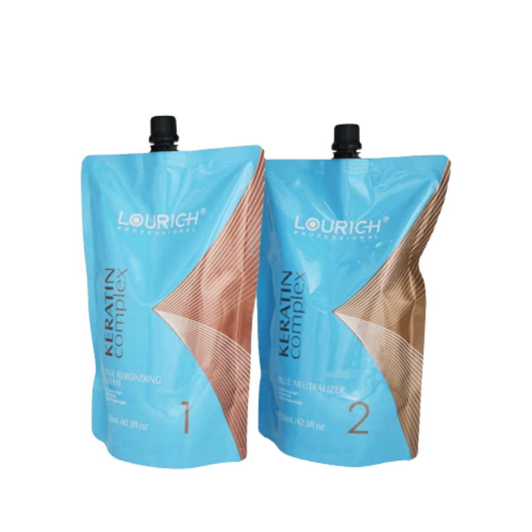 Lourich Professional Keratin Complex Blue Rebonding Kit (Each 1250ml)