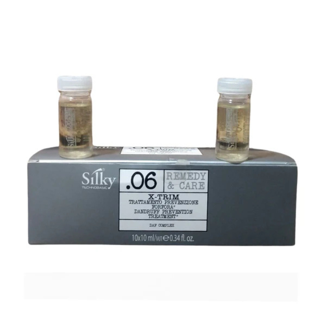 Silky Ampules X-Trim Against Dandruff (10ml*10Pcs Box)