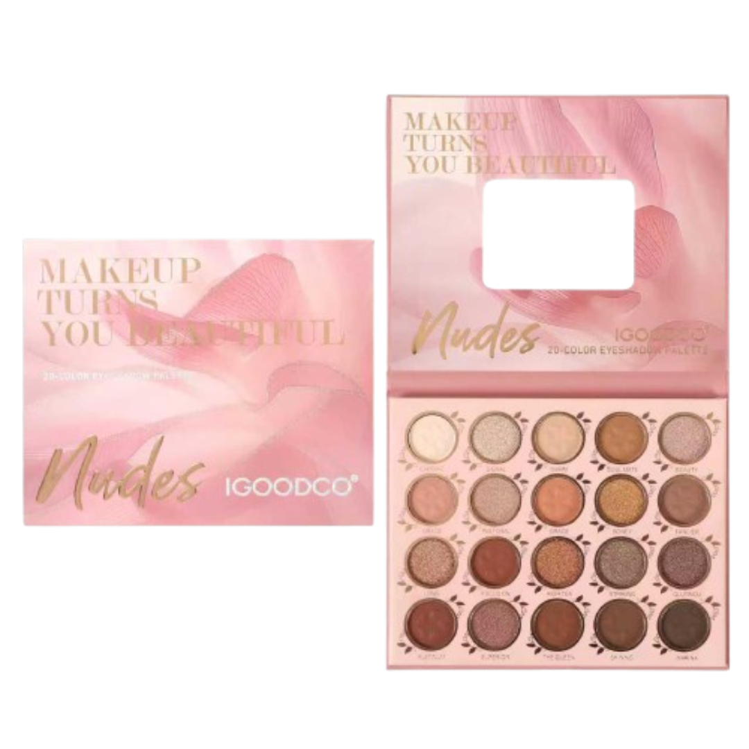 Igoodco 20 Color Pearl Matte Eyeshadow Palette