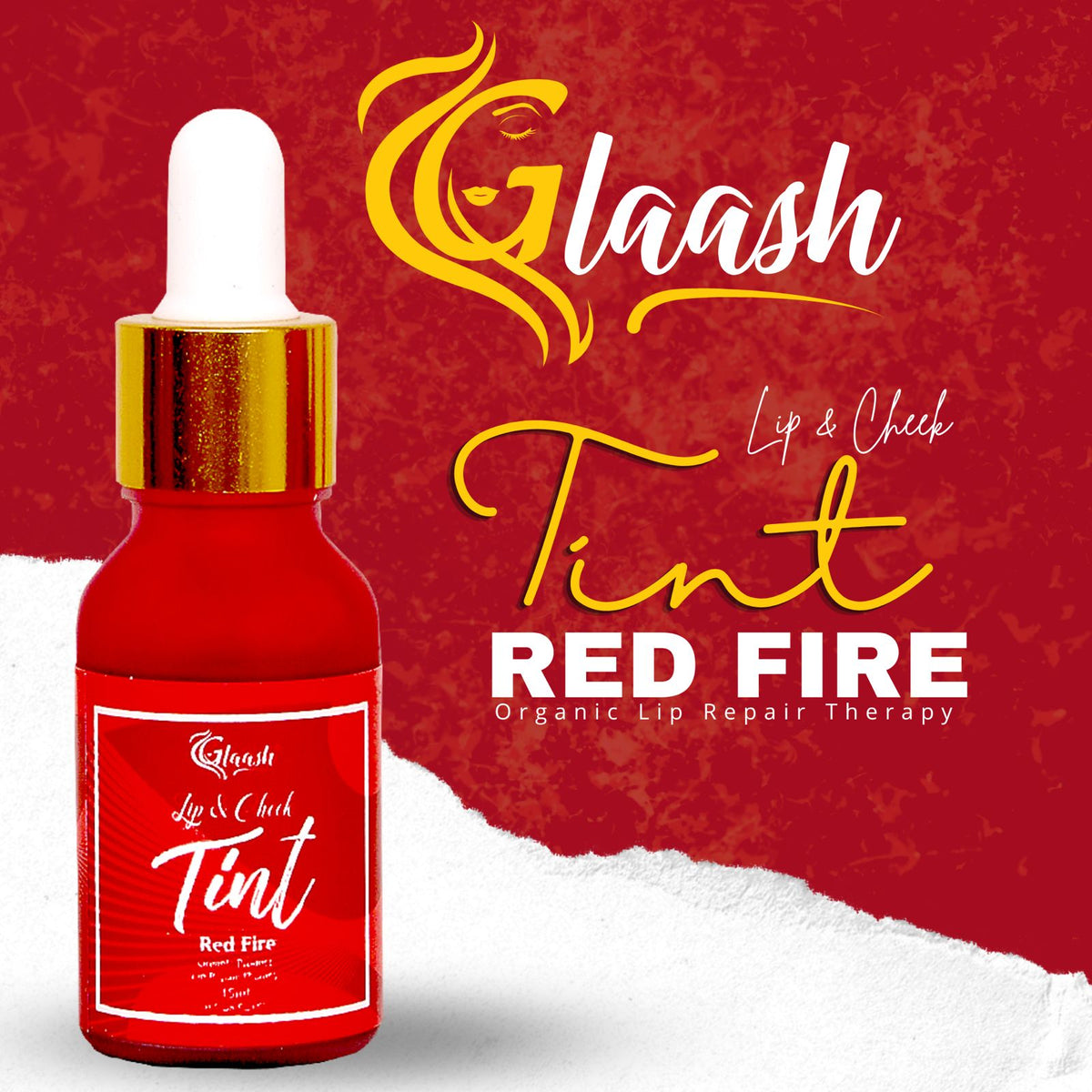 Glaash Pack of 02 Tint + Soap | Red Fire Tint + Glycerin Soap