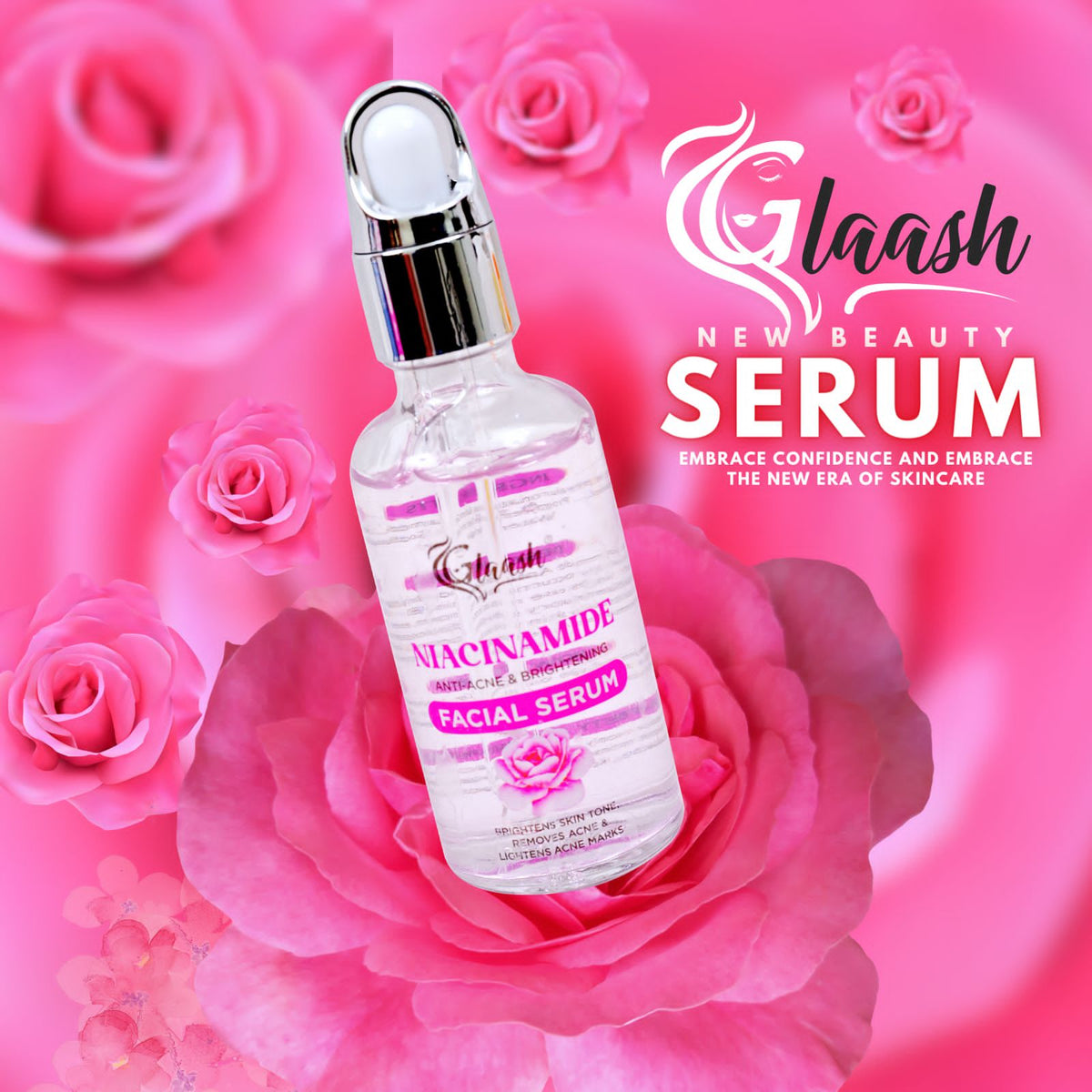 Glaash Pack of 03 Serum + Soap + Toner | Alpha Arbutin Facial Serum + Anti Acne Organic Soap + Turmeric Toner