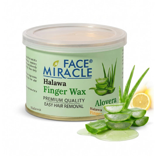 Face Miracle Finger Alovera Wax 225g