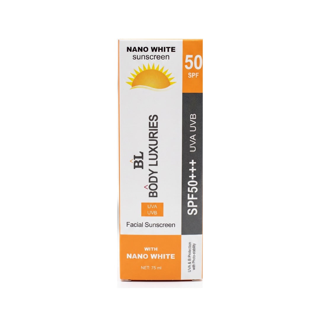 Body Luxuries Nano White Facial Sunscreen
