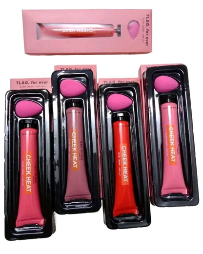 TL&G For Ever Cheek Heat Blush Cream Pack Of 4