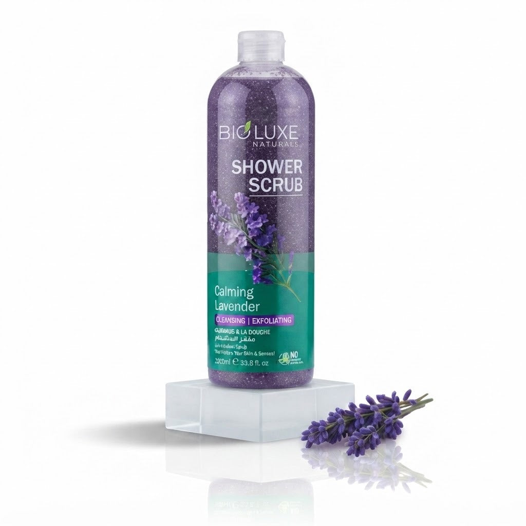 Bio Luxe Naturals Calming Lavender Shower Scrub 1000ml