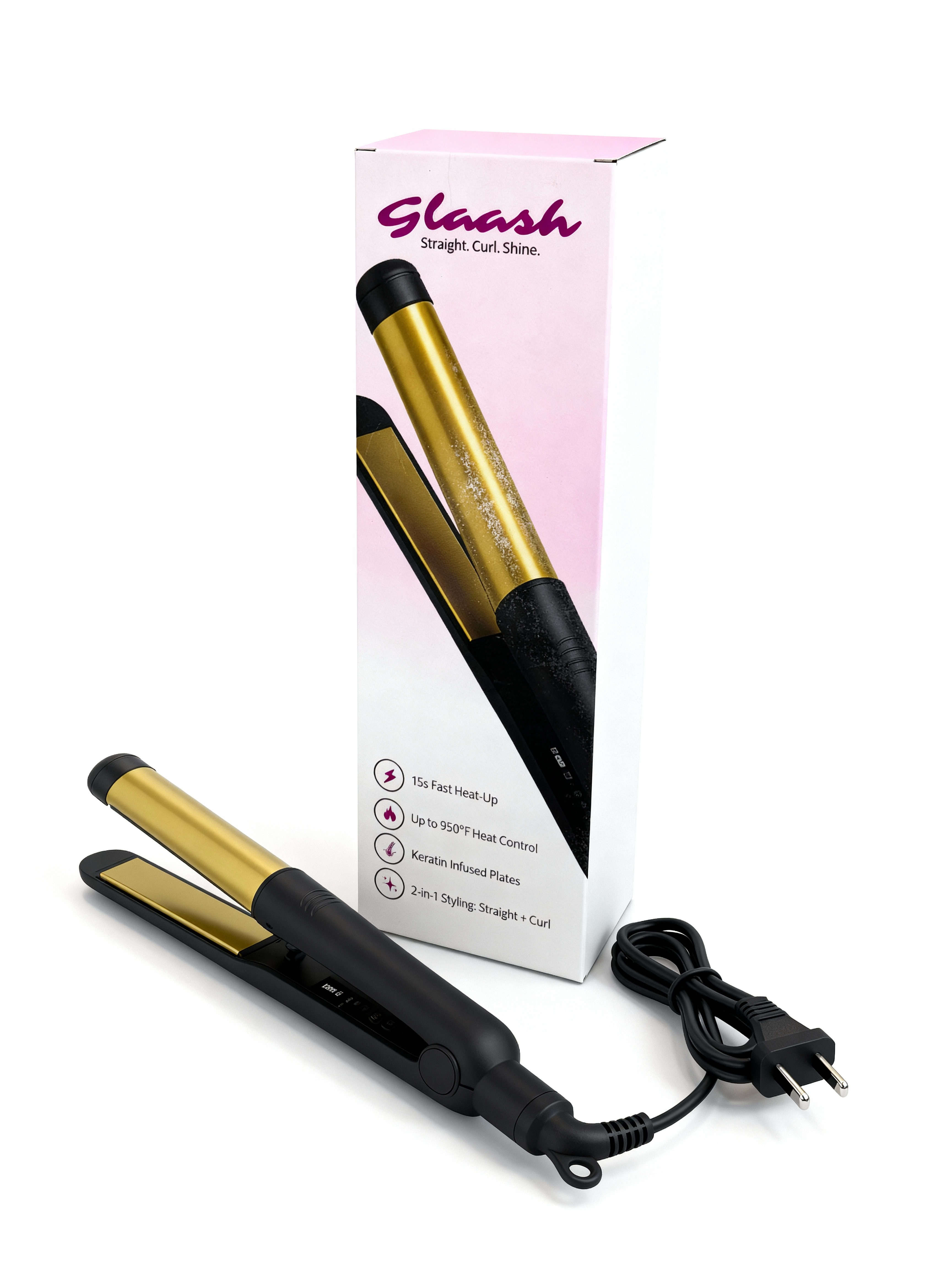 Glaash Hair Straightner