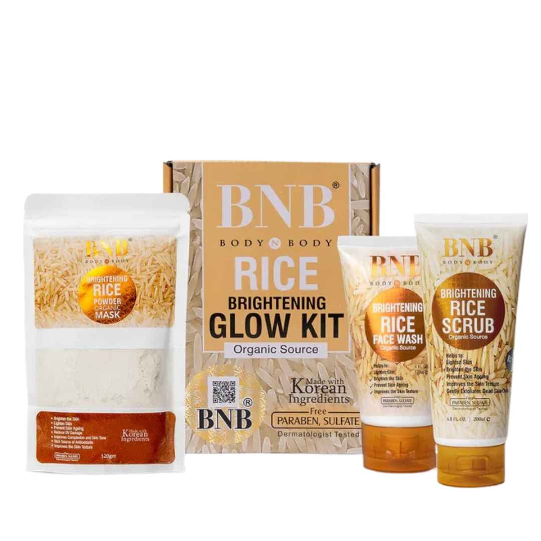BNB Rice Brightening Glow Kit
