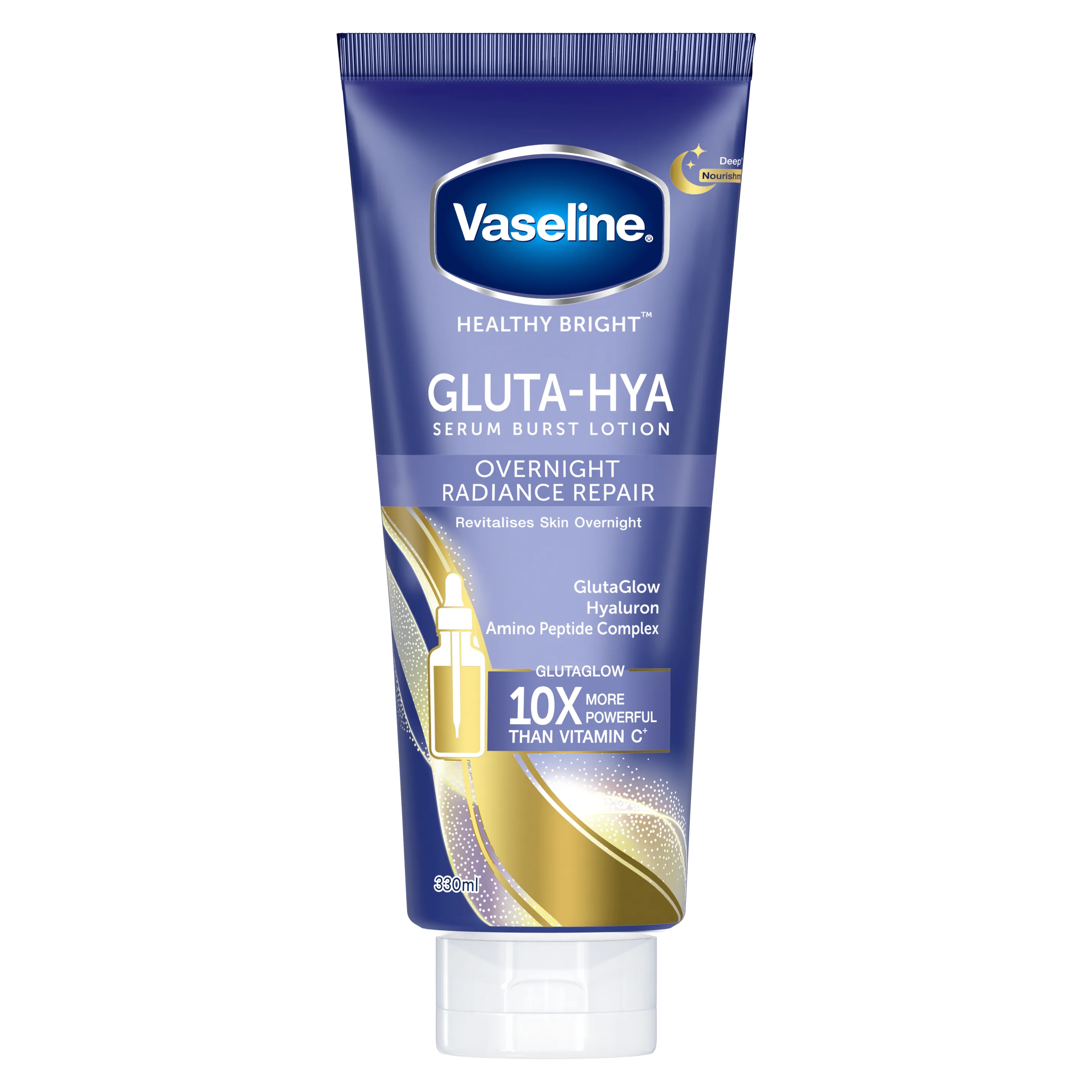 Vaseline® Gluta-Hya Serum Burst Lotion Overnight Radiance Repair