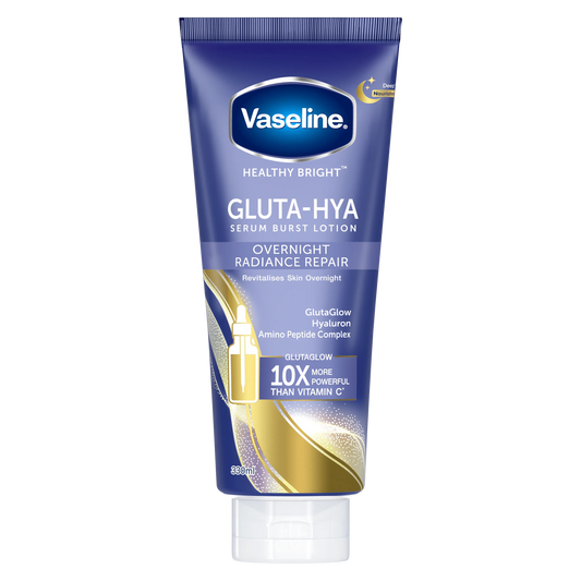 Vaseline® Gluta-Hya Serum Burst Lotion Overnight Radiance Repair